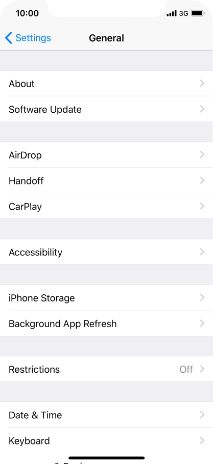 Press Background App Refresh.