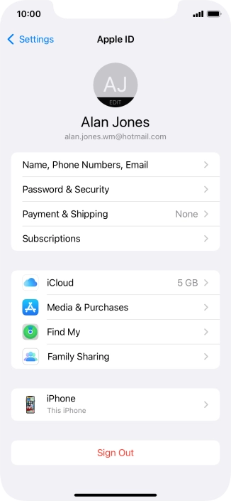 Slide your finger upwards starting from the bottom of the screen to return to the home screen.