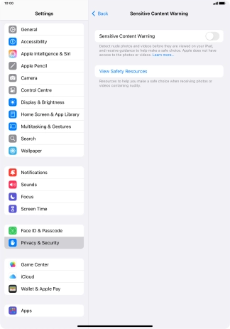Press the indicator next to Press the indicator next to