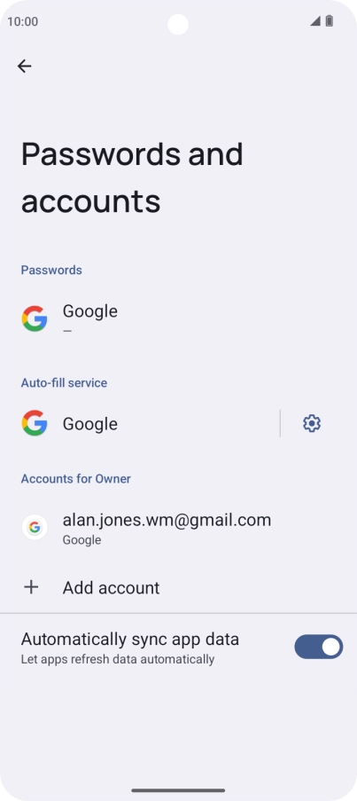 Slide your finger upwards starting from the bottom of the screen to return to the home screen.