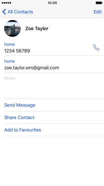 Press the Home key to return to the home screen.