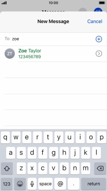 Press the required contact.