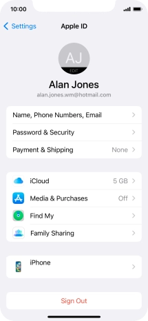 Slide your finger upwards starting from the bottom of the screen to return to the home screen.