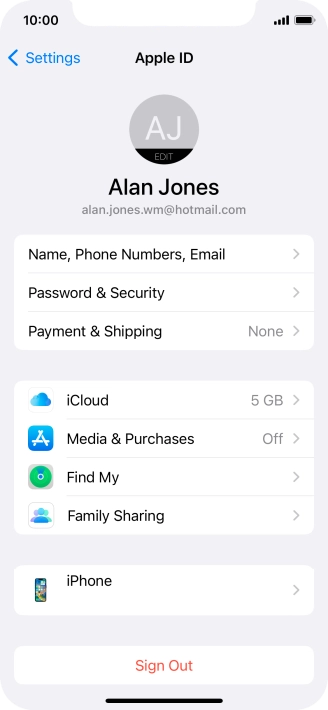 Slide your finger upwards starting from the bottom of the screen to return to the home screen.