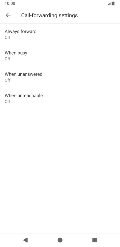 Press the Home key to return to the home screen.