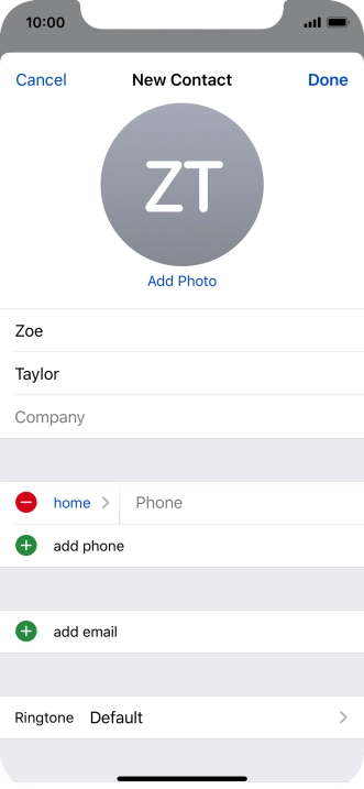 Press Phone and key in the required phone number.