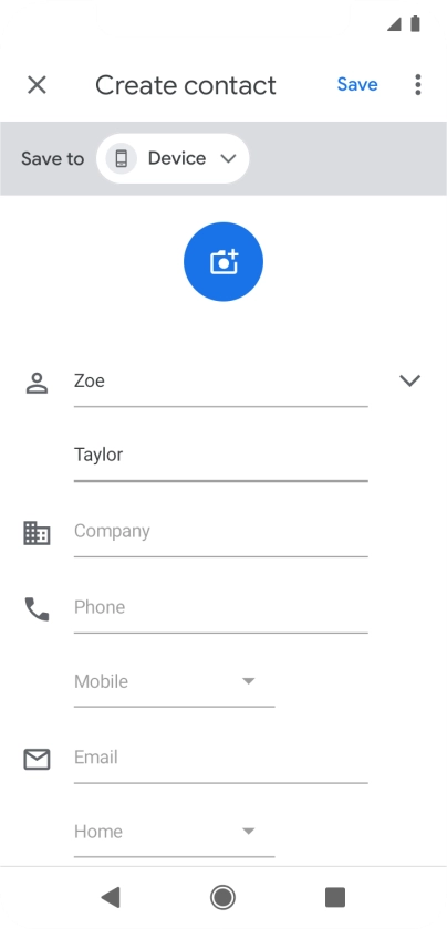 Press Phone and key in the required phone number.