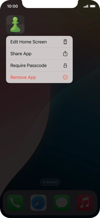Press Require Passcode.