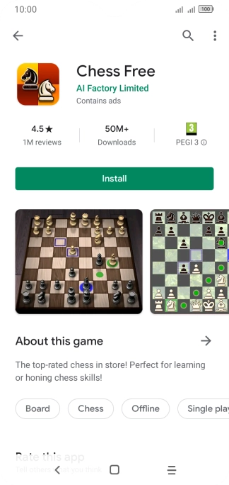 Press the Home key to return to the home screen.