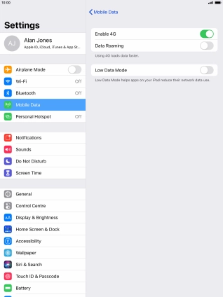 Press the indicator next to Press the indicator next to