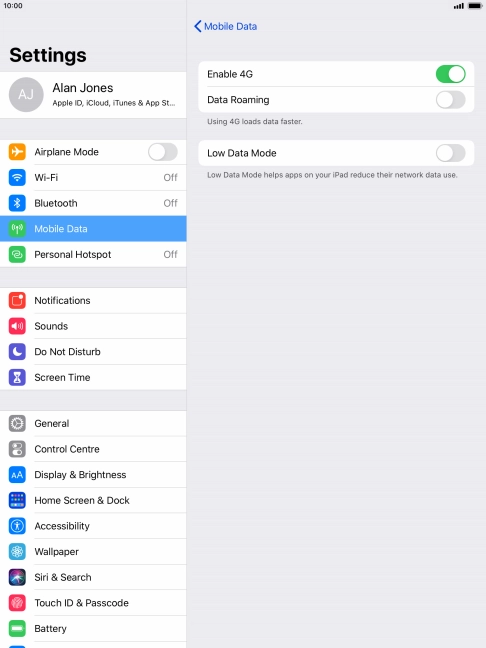 Press the indicator next to Press the indicator next to