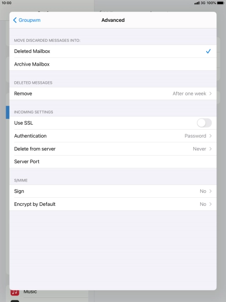 Press Authentication.