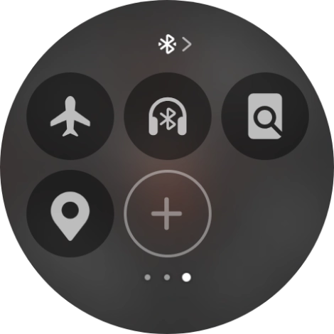 Press the find my phone icon to send a signal to your phone.