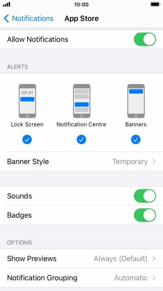 Press the indicator next to Press the indicator next to