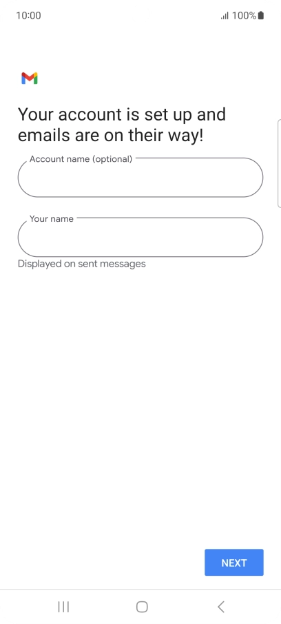 Press the field below 