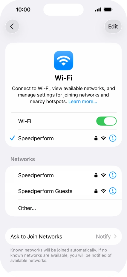 Slide your finger upwards starting from the bottom of the screen to return to the home screen.