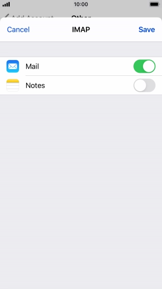 Press Save. Your email account has now been set up. To select more settings for incoming and outgoing server, proceed with the following steps.