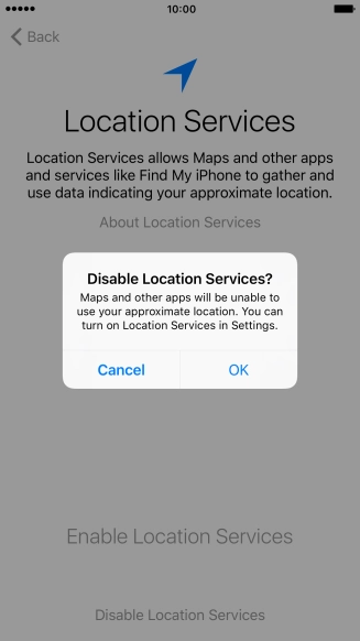 If you turn off the function, press OK.