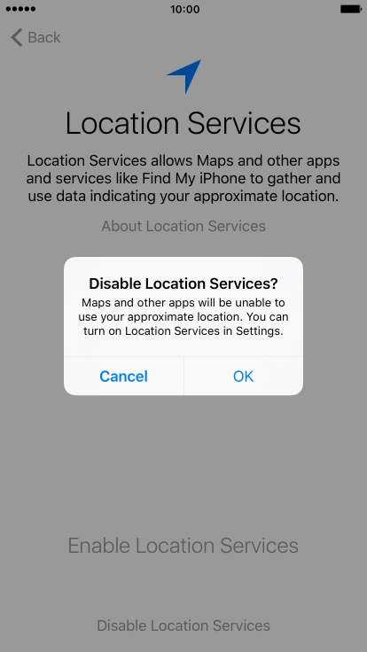 If you turn off the function, press OK.