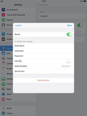 Press Authentication.