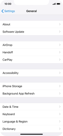 Press Software Update. If a new software version is available, it's displayed. Follow the instructions on the screen to update the phone software.