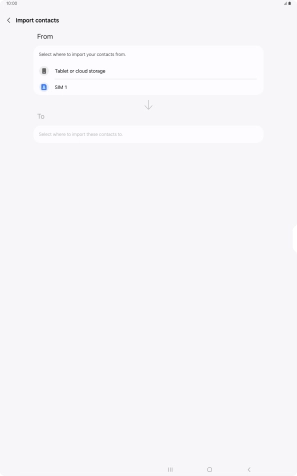 Press the name of the SIM. Press the name of the SIM.