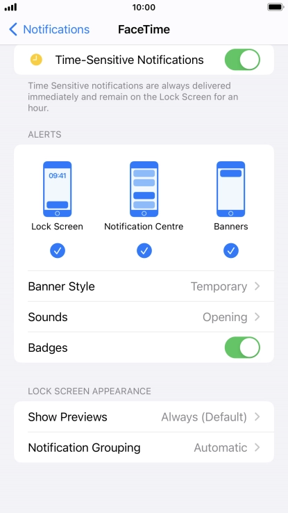 Press Notification Grouping.