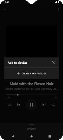 Press CREATE A NEW PLAYLIST.