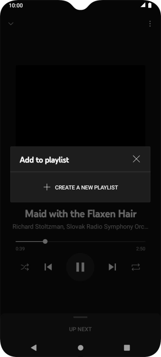Press CREATE A NEW PLAYLIST.