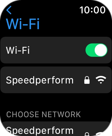 Press the Digital Crown to return to the home screen.