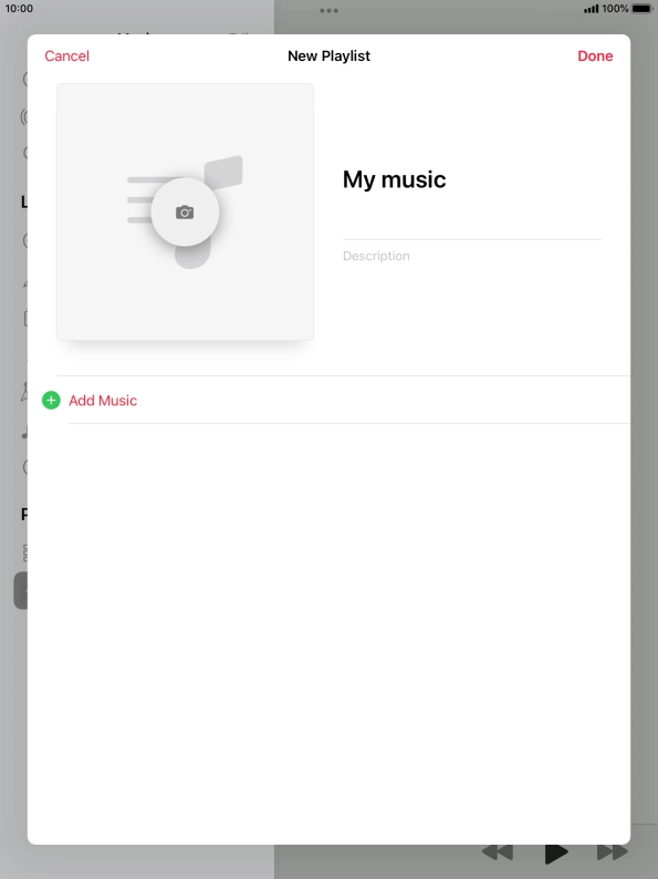 Press Add Music.