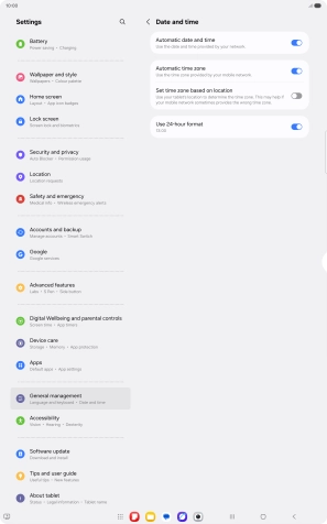 Press the Home key to return to the home screen.