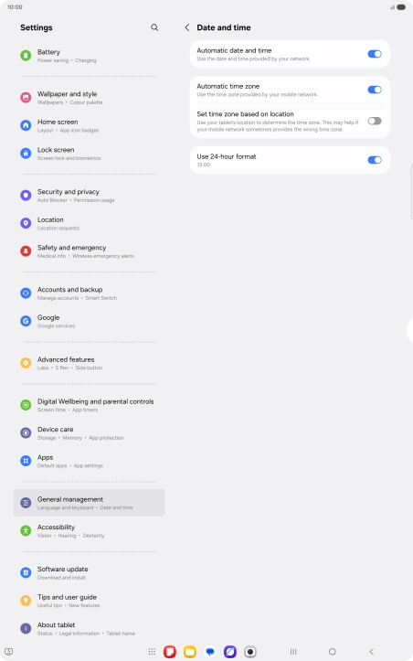 Press the Home key to return to the home screen.