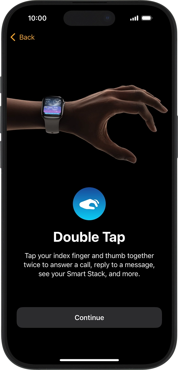 On your phone: Press Continue.