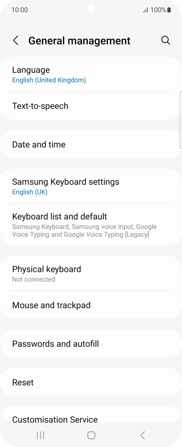 Press Date and time.
