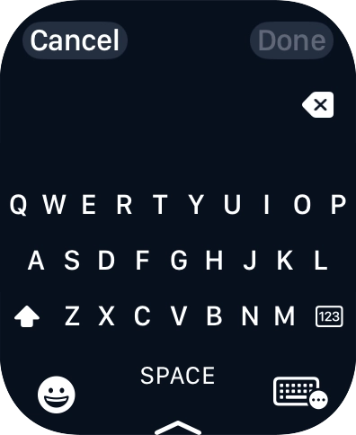 Press the input icon.