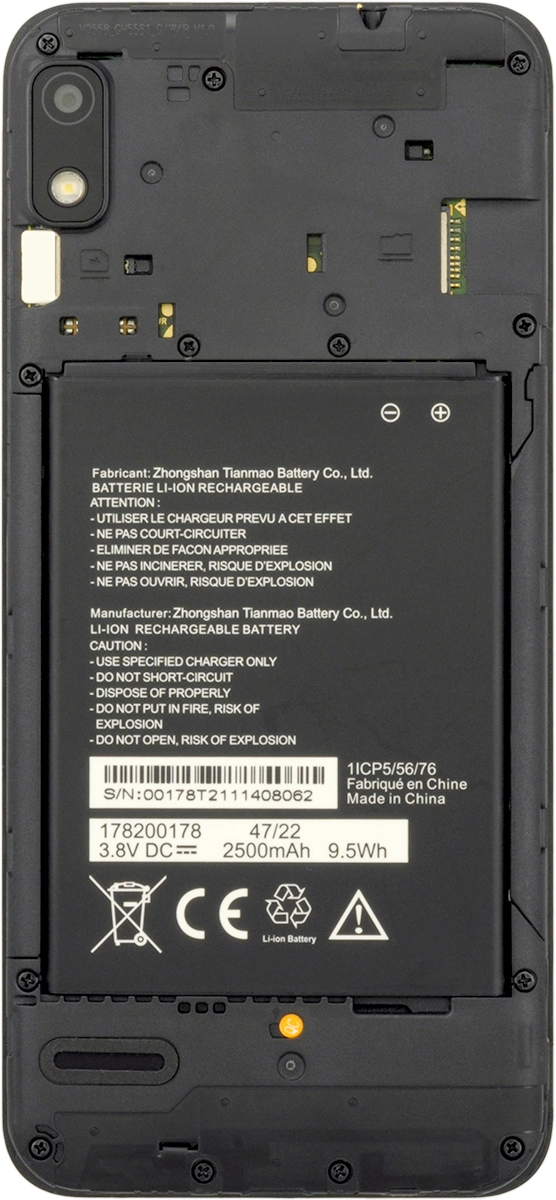 Slide your SIM into the SIM holder.