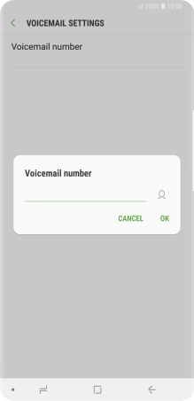 Key in +61414121121 and press OK. Key in +61414121121 and press OK.