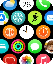 Press the message icon. Press the message icon.