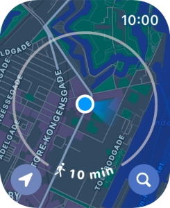 Press the search icon.