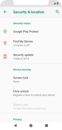 Press the Home key to return to the home screen.