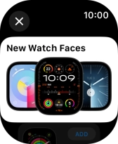 Turn the Digital Crown to see the different watch faces.