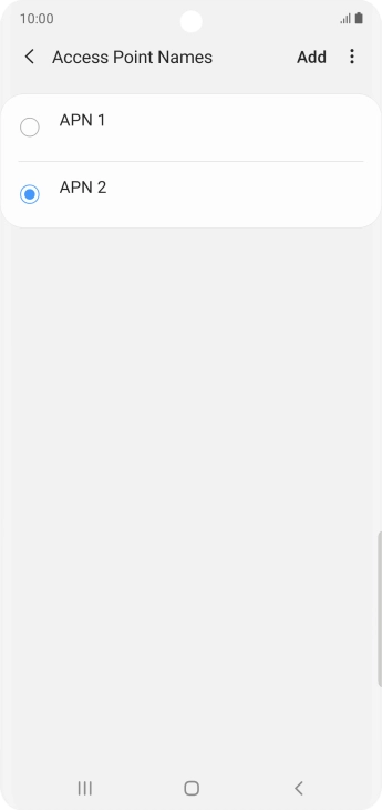 Press the Home key to return to the home screen.
