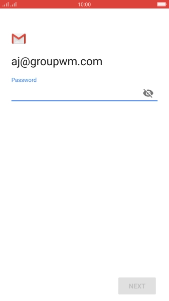 Press the field below 