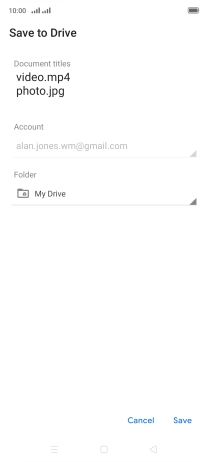 Press the field below 