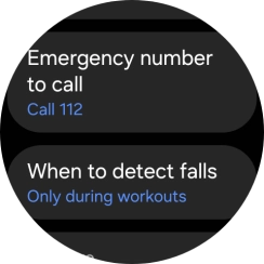 Press Emergency number to call. Press Emergency number to call.