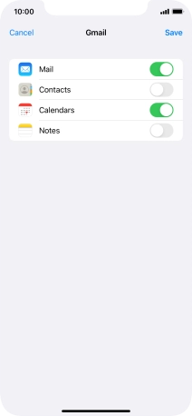 If this screen is displayed, you email account has been recognised and set up automatically. Follow the instructions on the screen to key in more information and finish setting up your phone.