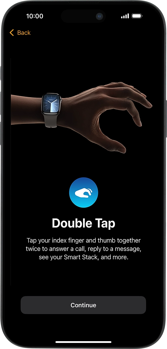 On your phone: Press Continue.