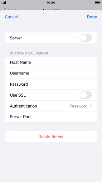 Press Authentication.