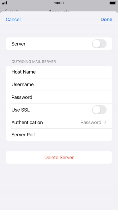Press Authentication.